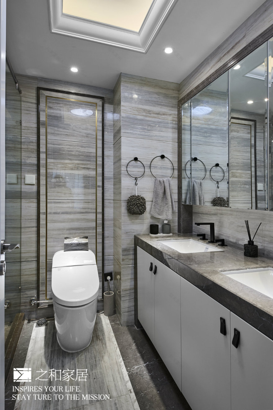 杭州钱江御府混搭风平层设计,打造果然之家-65