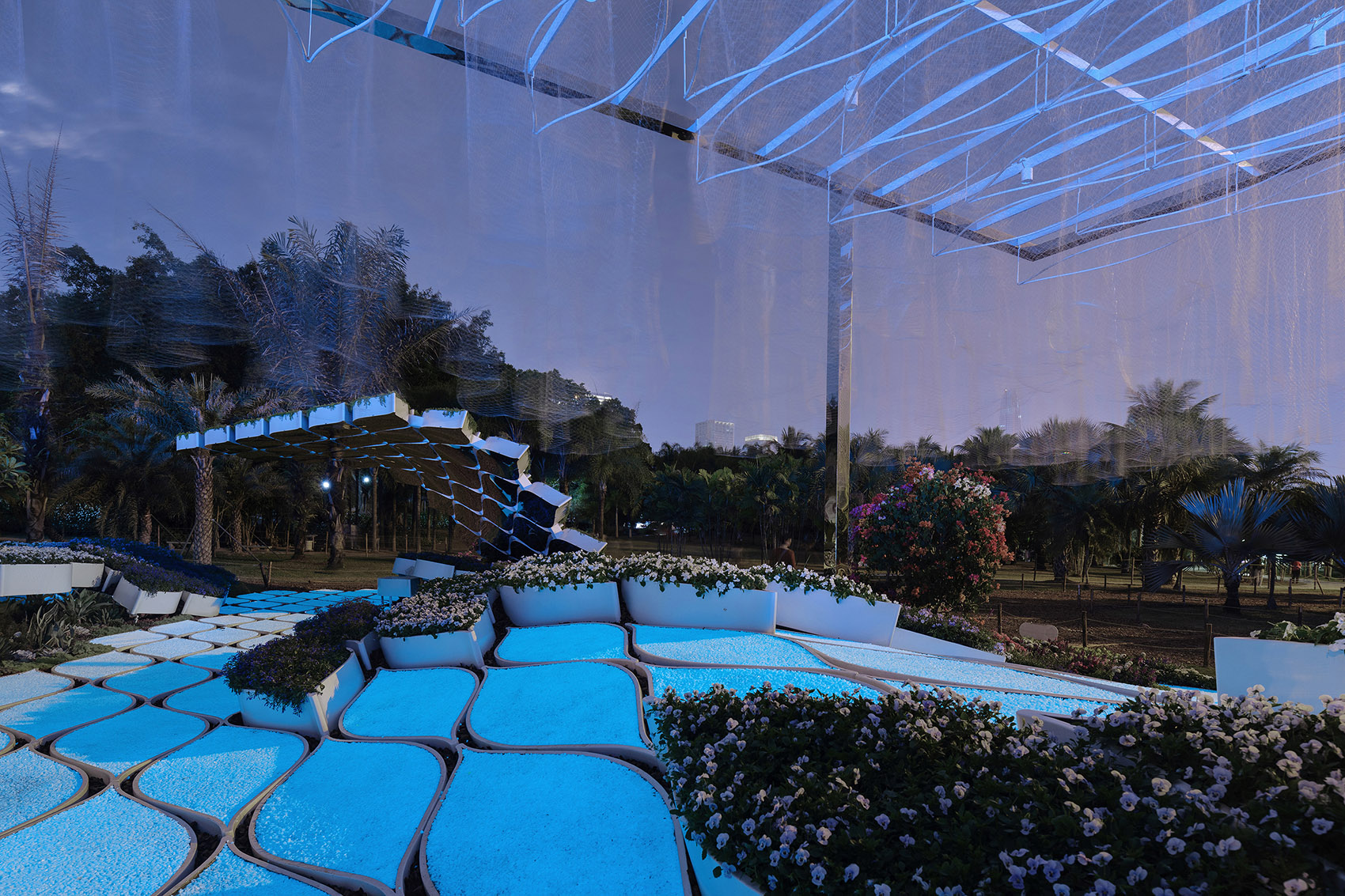 浪花园，深圳/不同角度的模块组合模拟海浪翻涌时的优美姿态-65