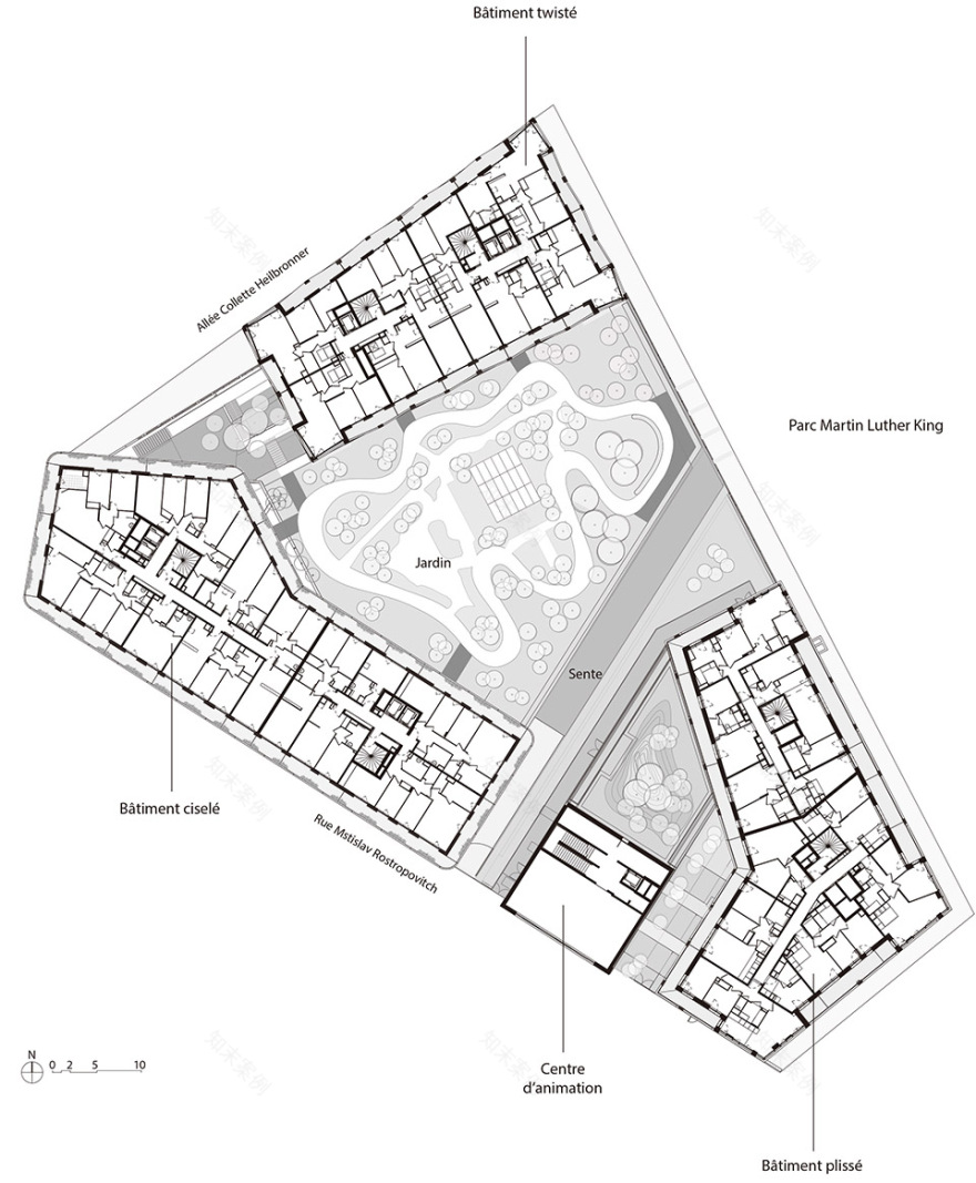 巴黎 Clichy-Batignolles 社区文化中心-145