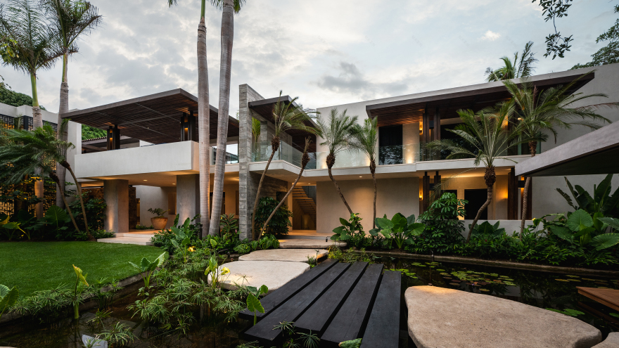 墨西哥 Punta Mita 别墅,简约热带风情-1