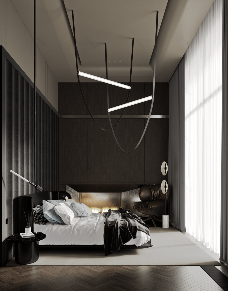 莫斯科顶层复式豪宅,现代风格演绎温馨高级生活-30