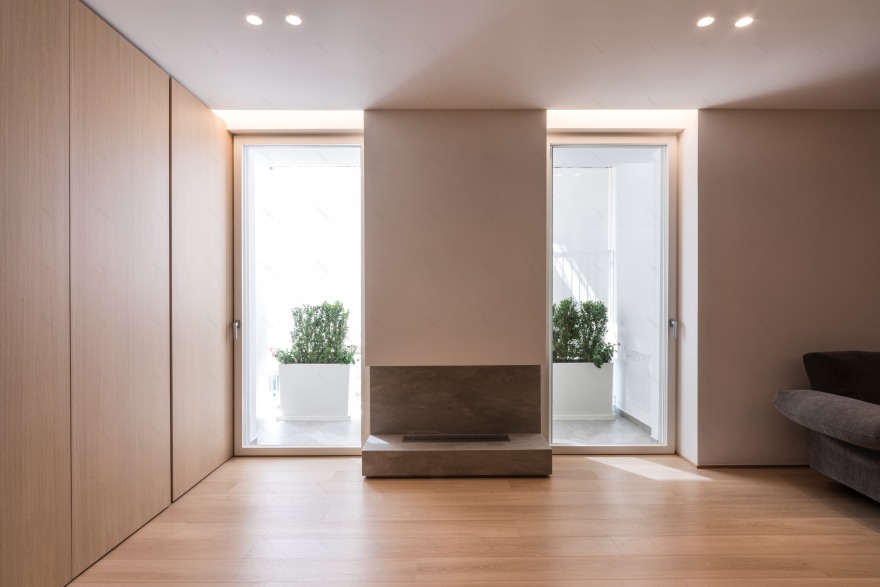 海景公寓,自然光线与极简设计的完美融合-1