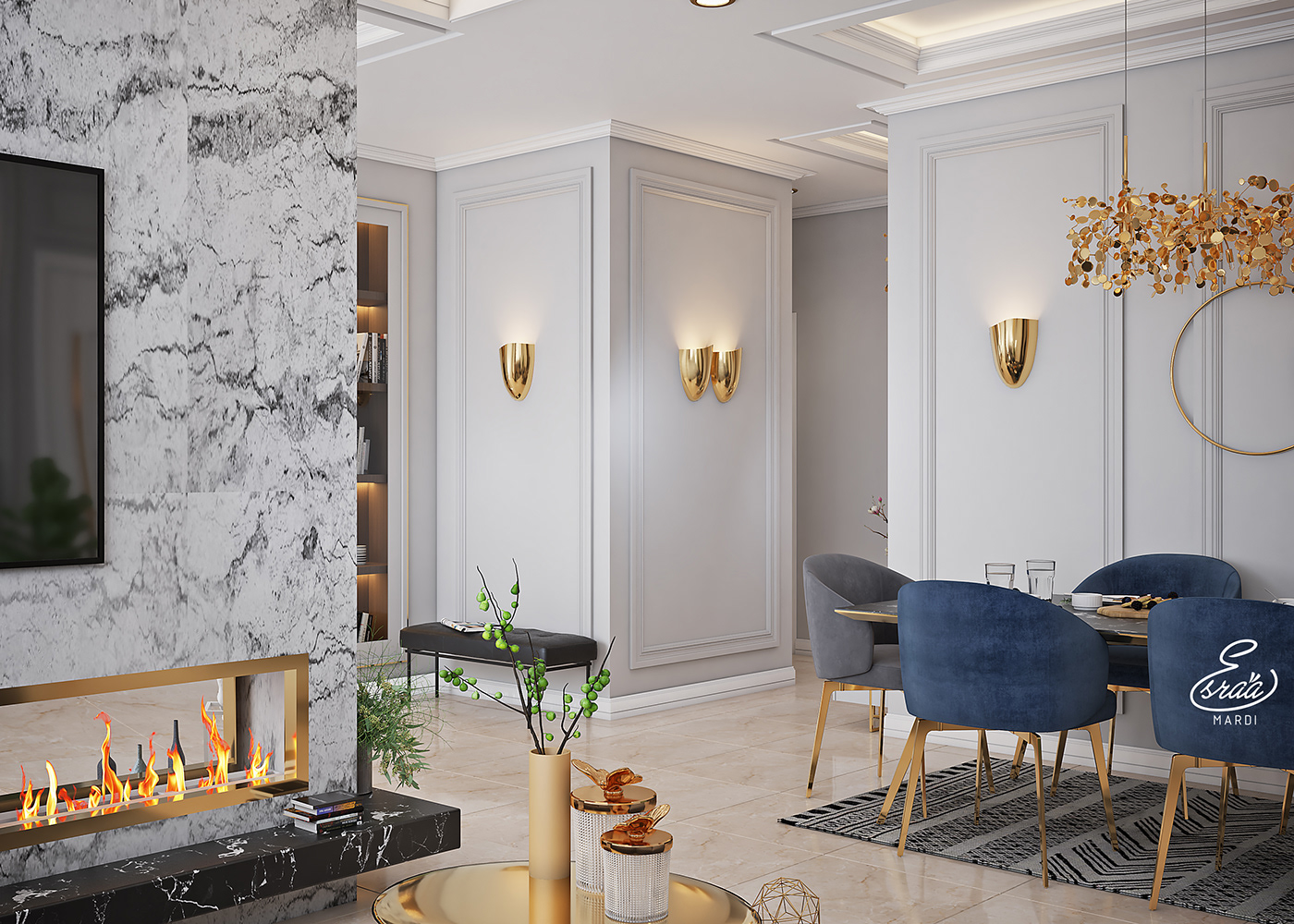 kitchen & living Area-8