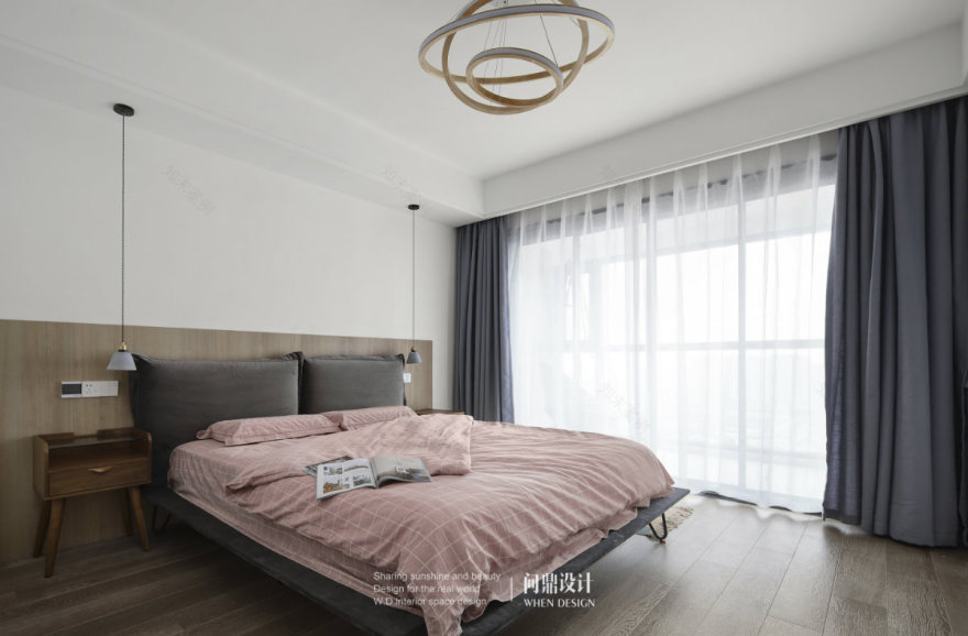 临江景苑 149㎡北欧风告白设计,自然温馨,功能与美感兼具-26