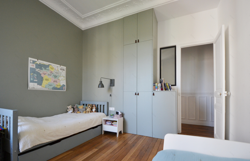 巴黎 17 区 200 平米公寓的创意翻新-7