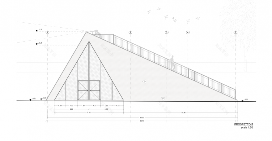 震后重生 · 意大利多功能中心融入山景-16