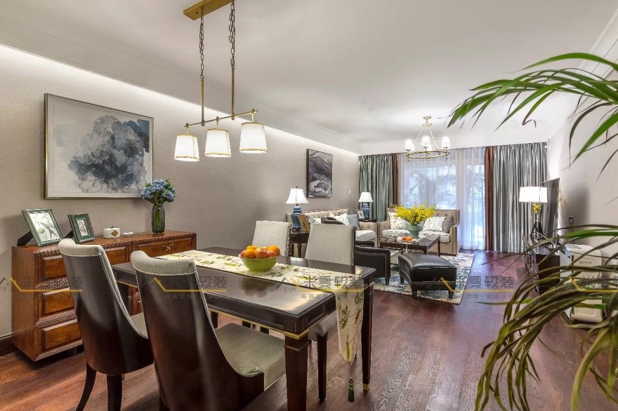 米夏软装打造优雅美式家居,温暖一家人的异国生活-44