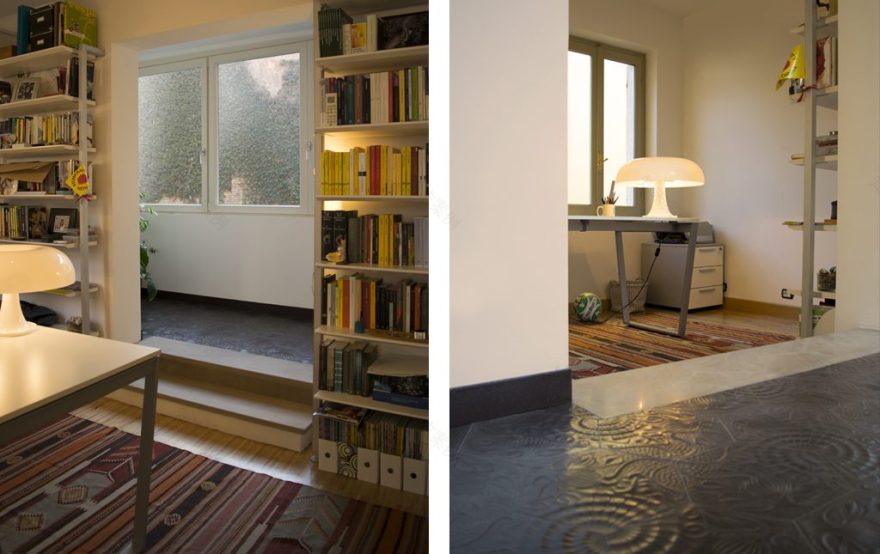 双层公寓空间重构,打造庭院阳光工作室-1