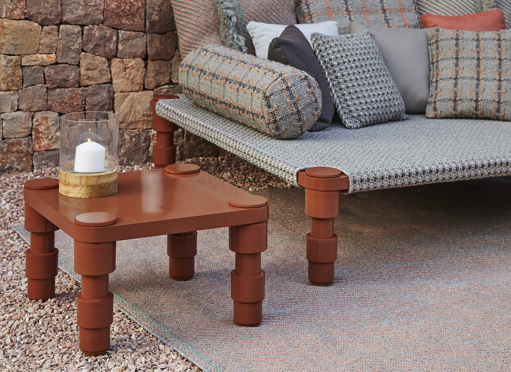 Garden Layers印度床与边桌系列/灵感源于莫卧儿帝国的古老习俗-122