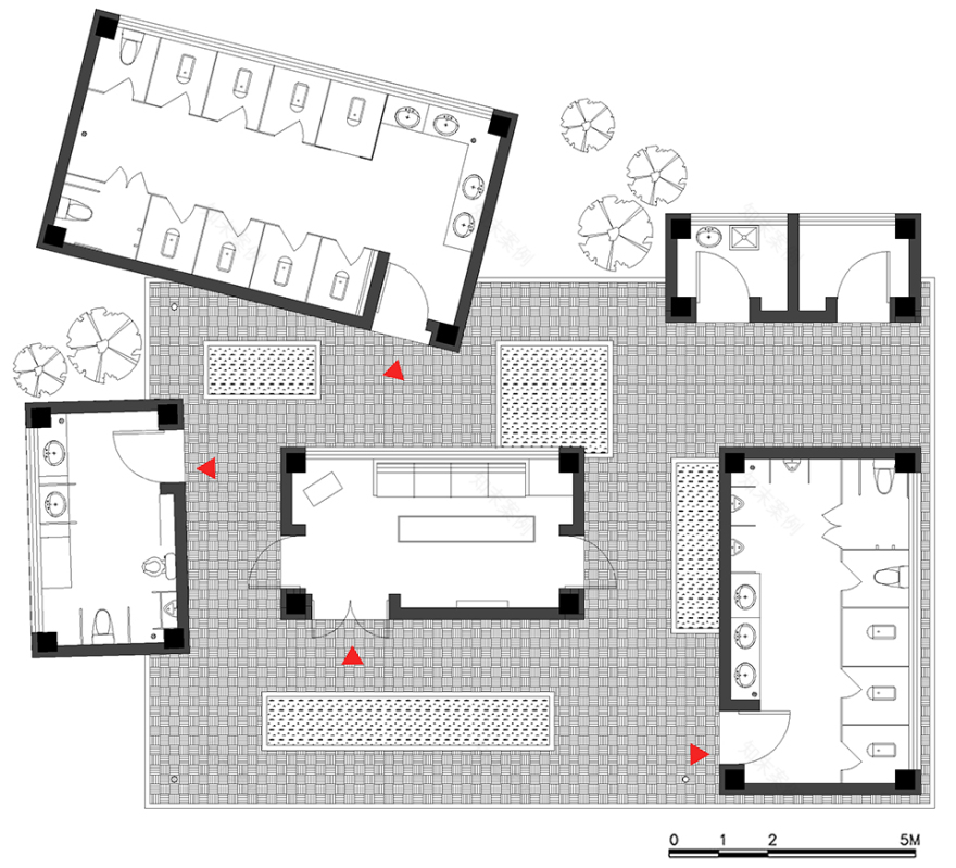 松树环绕的乡村旅游公厕丨中国武汉丨UAO 瑞拓设计-47