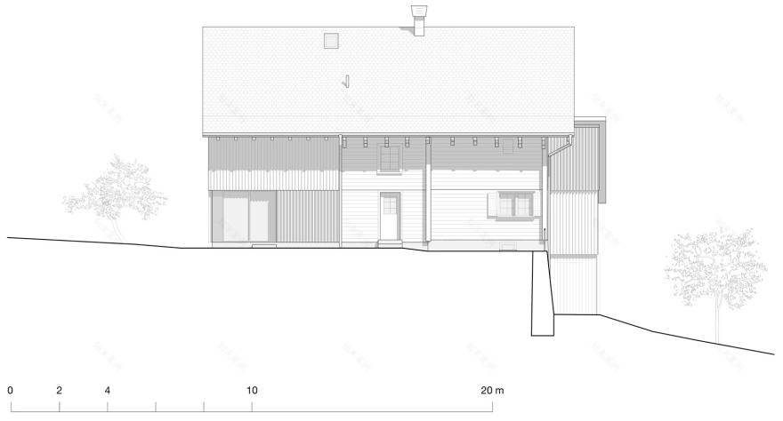 瑞士百年农舍变现代宜居双居室丨kit-60