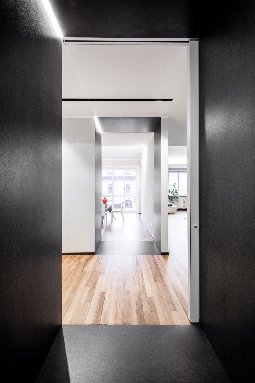 极简灰色公寓,展现几何之美-5