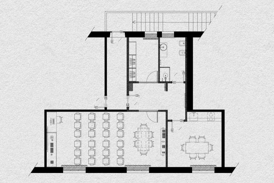 OMO 公司总部绿色与灰色融合的现代设计-18