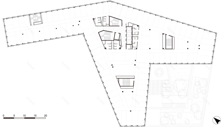 巴黎绿意办公空间,垂直景观与可持续设计完美融合-73