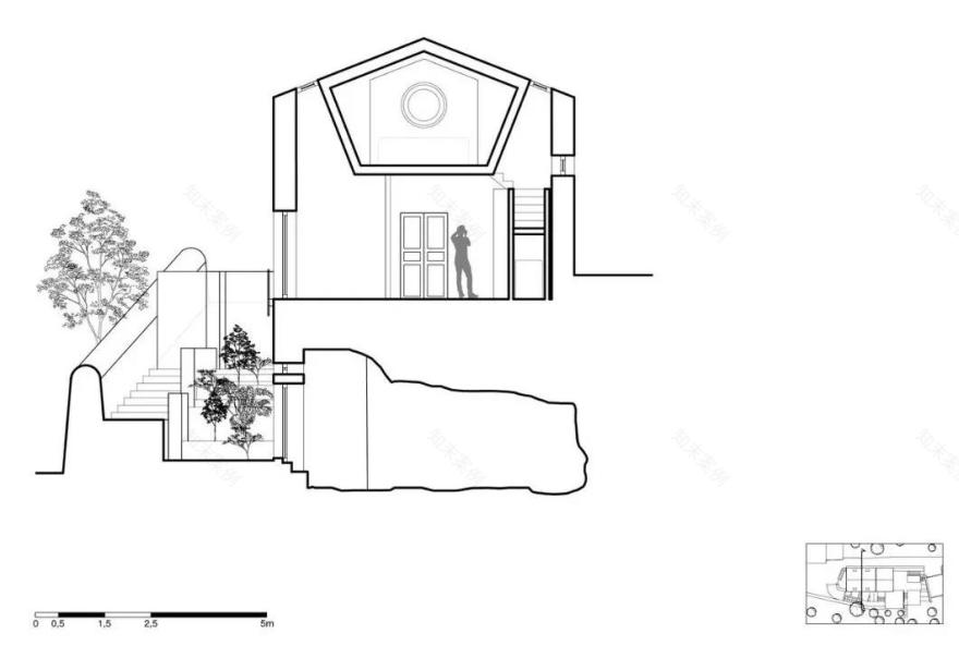 50㎡双层石头屋的宽敞空间魔法-8