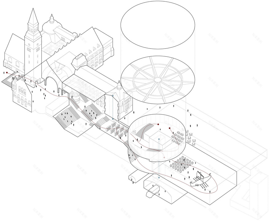 芬兰国家博物馆扩建 | 悬浮白色圆盘的现代诠释-23
