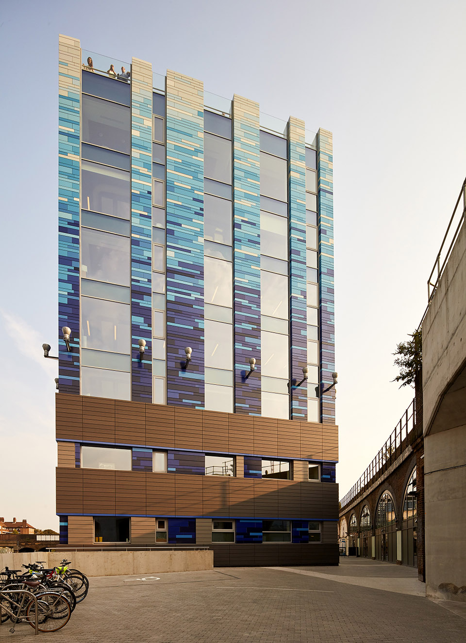Battersea宠物医院，伦敦/蓝釉陶土瓷砖赋予建筑明亮鲜活的个性 -5