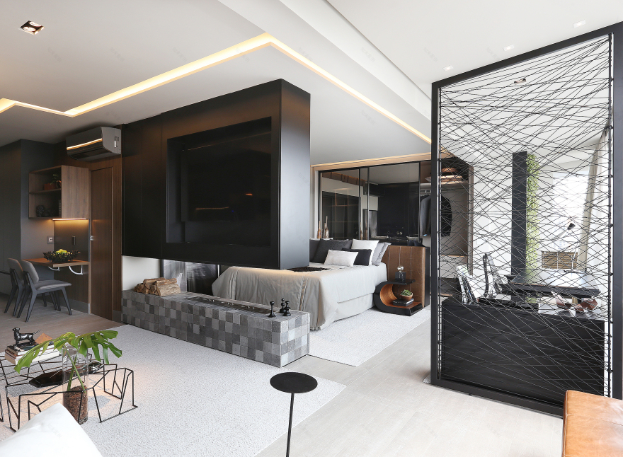 70 平米公寓变身现代酒店风都市家居-1