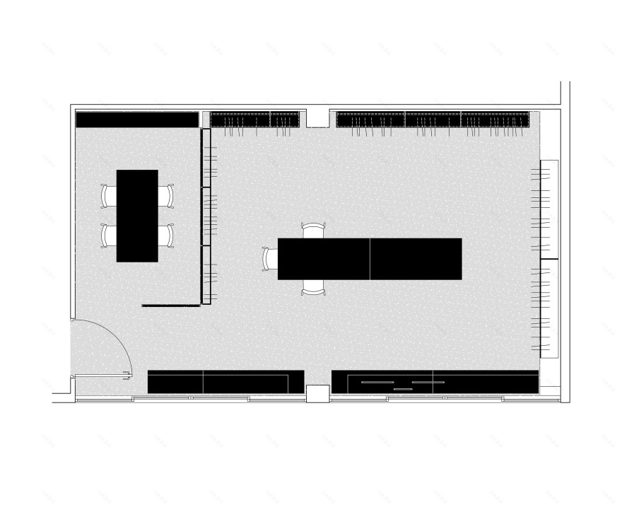 雅典“Artisti Italiani”服装店 | 极简黑白空间的新生-10