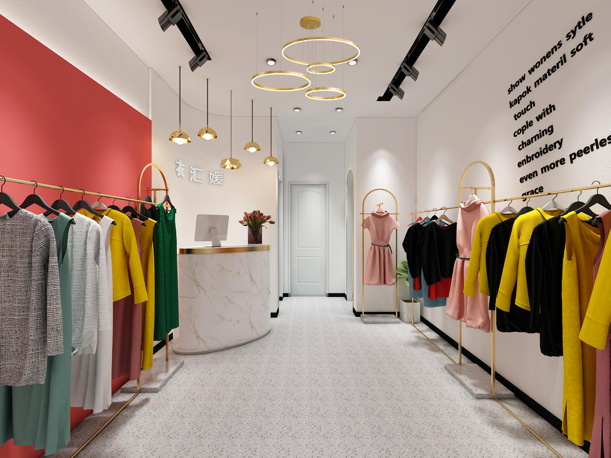 服装店室内图-0