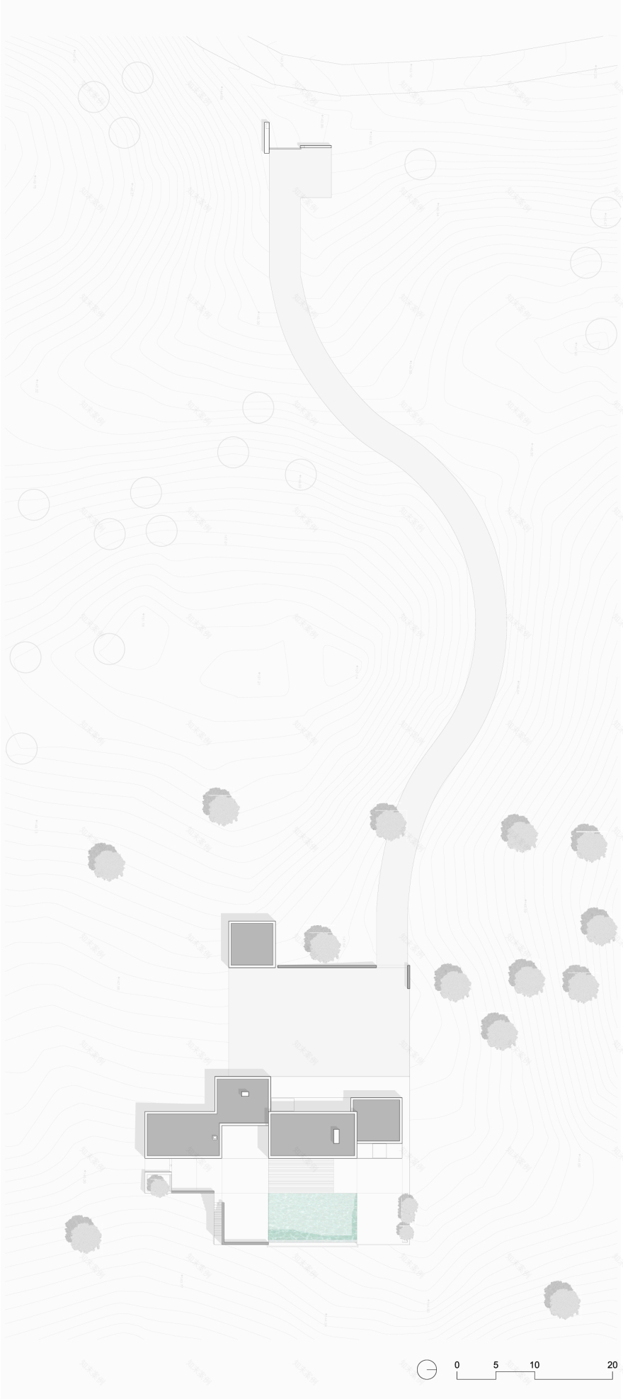 葡萄牙 Grândola 别墅 | 空/满情境创造,多 courtyard 设计-38