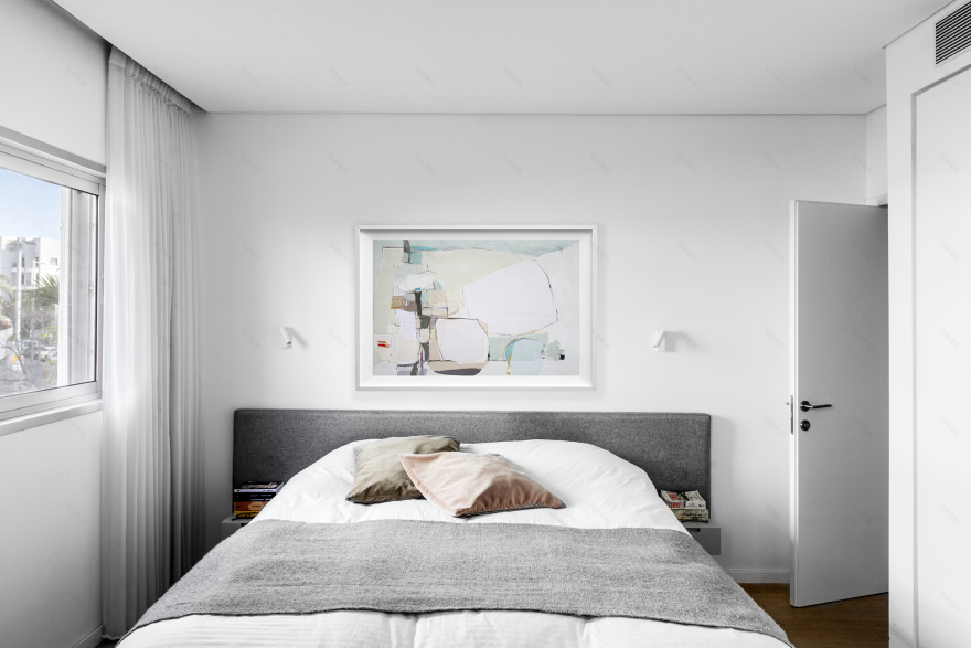 Tel-Aviv 五口之家公寓改造,明亮宽敞的现代生活空间-24