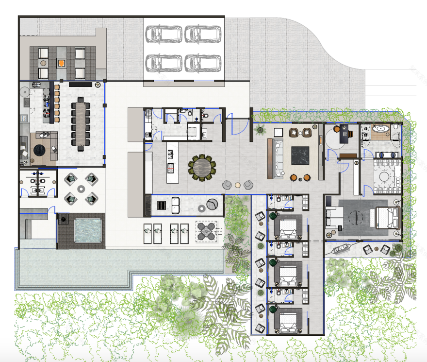 简约魅力 | 意大利风情户外住宅设计-19