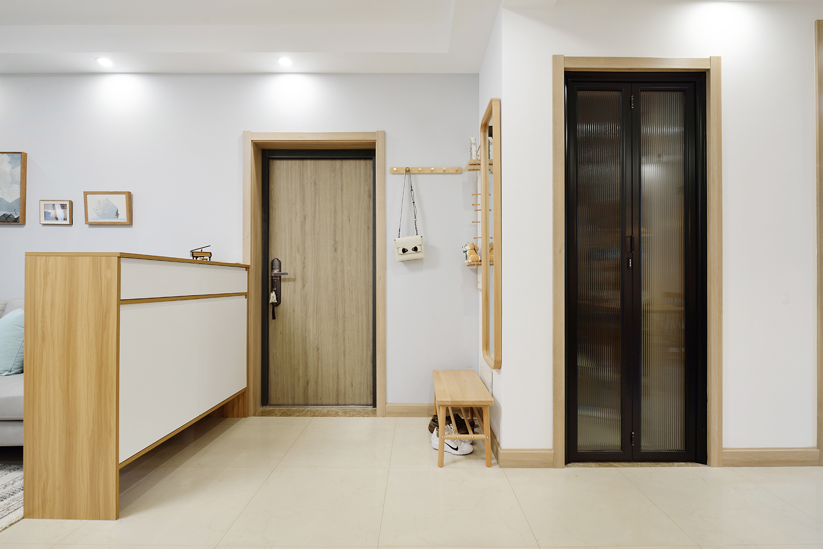 温馨家居设计 | 餐厅木饰面上墙，卫生间收纳优化-3