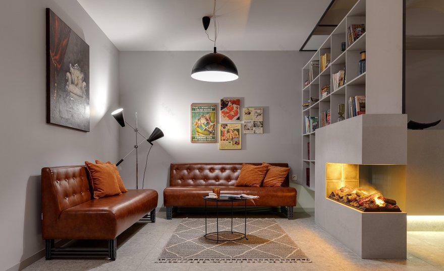 乌克兰设计师 Sergiy Ilchenko 打造简约复古酒店公寓-5