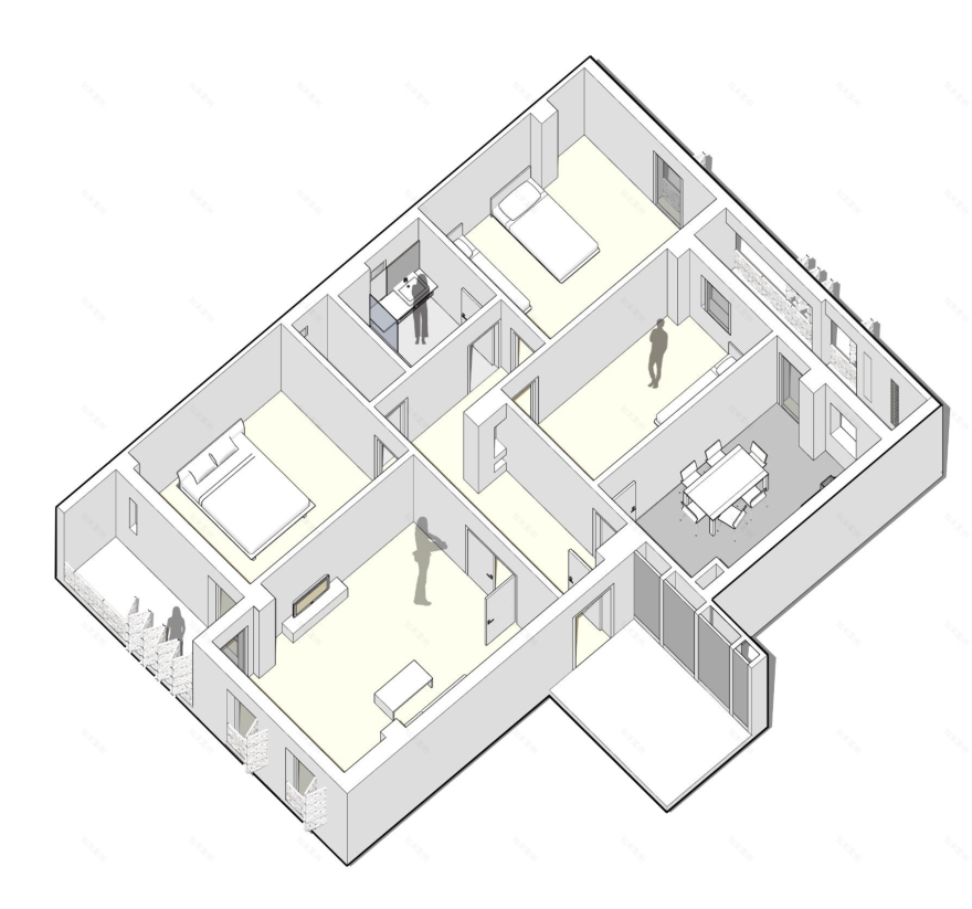 阿尔及利亚公寓建筑,传统文化与现代生活的融合-10
