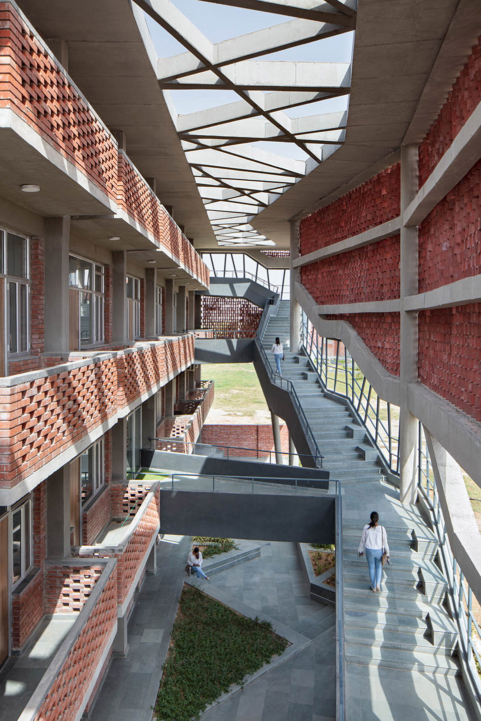 圣安德鲁斯女生宿舍楼丨印度丨Zero Energy Design Lab-17