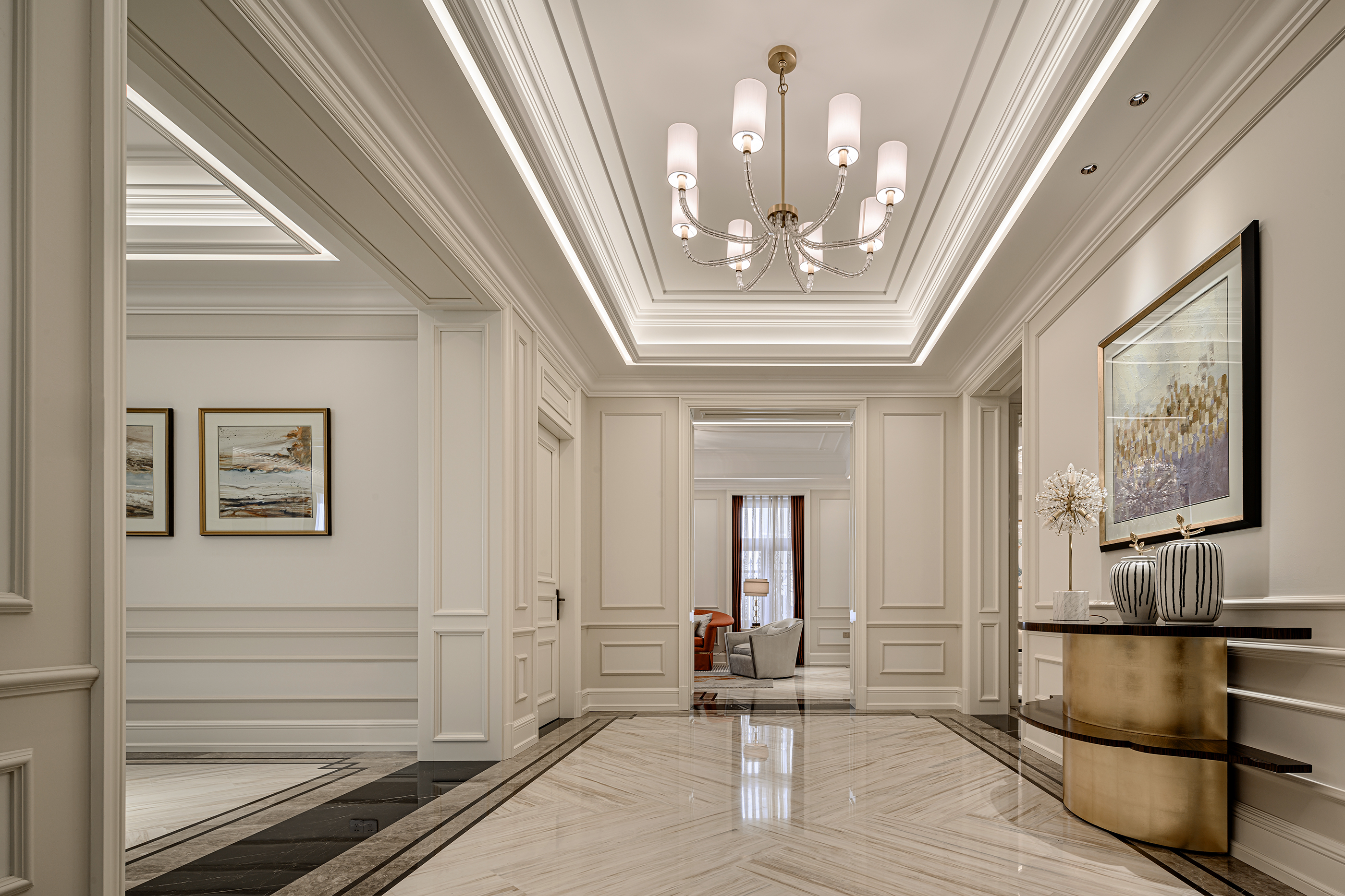 郑陈顺丨翔辉花园别墅 | 品川别墅设计-5