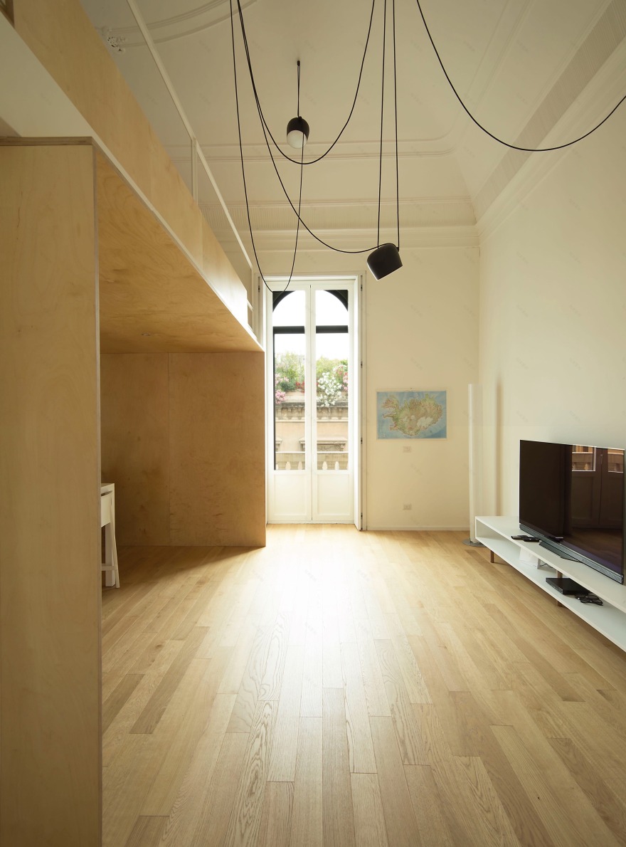 旋转木门创造空间魔法——FGV 公寓设计-8