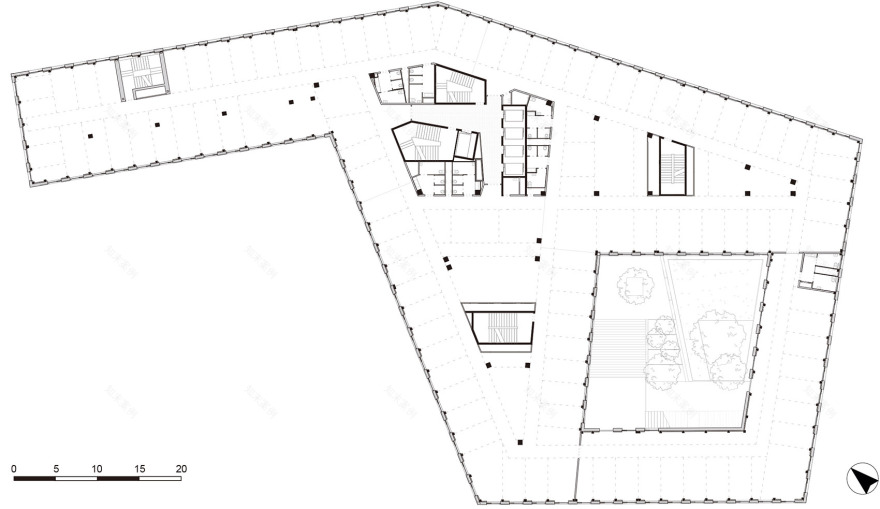 巴黎绿意办公空间,垂直景观与可持续设计完美融合-71