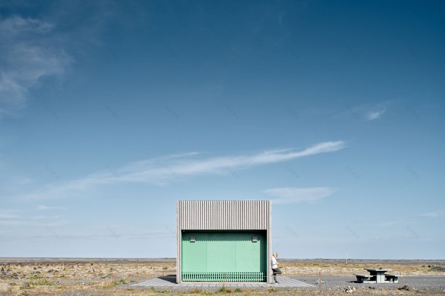 Laufskálavarða · 异域黑沙沙漠中的观景小屋-20
