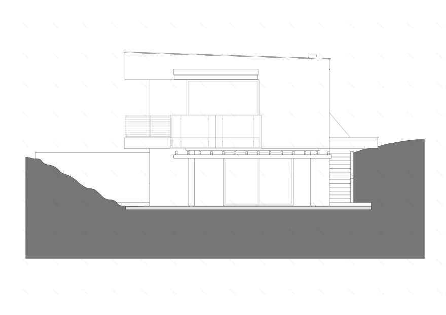 山间别墅 | 融入自然的全景视野-19