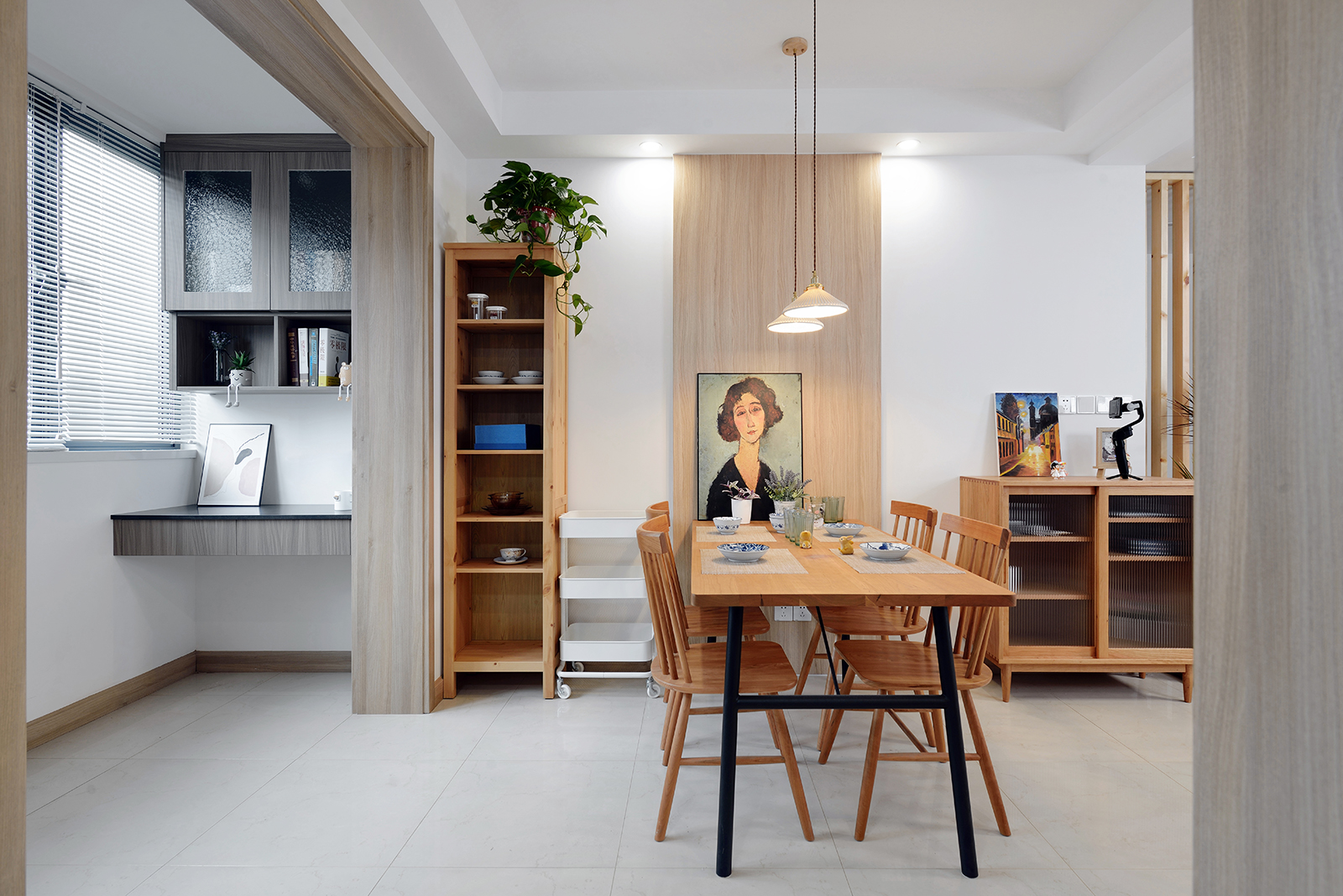 温馨家居设计 | 餐厅木饰面上墙，卫生间收纳优化-23