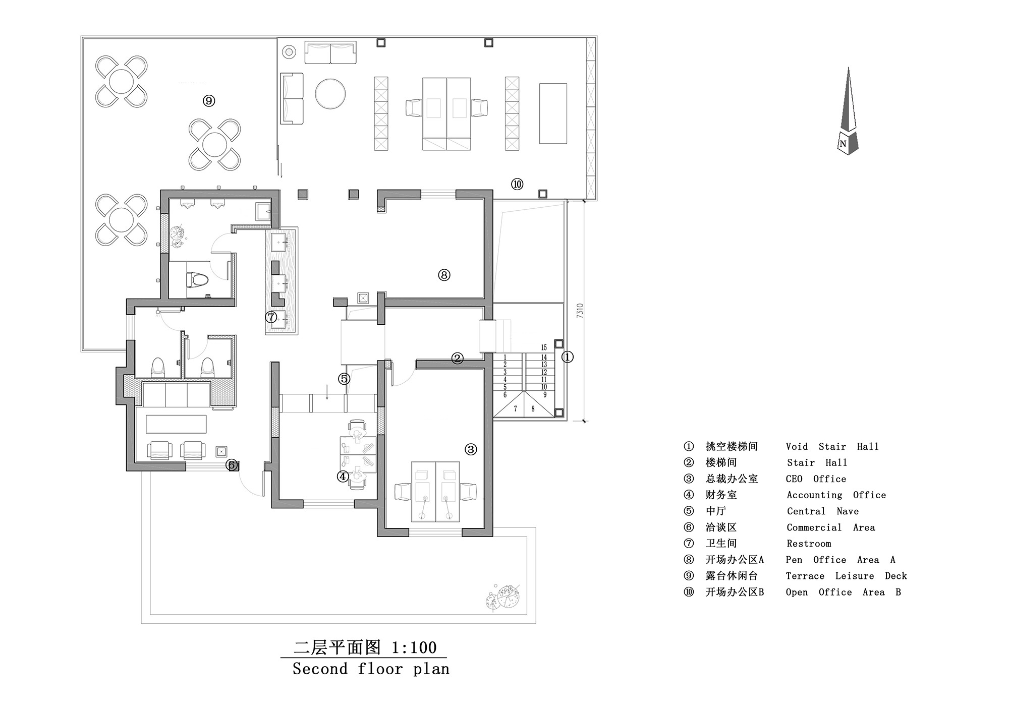 蓝月亮电影公司办公室设计：时光之间的一条线-28