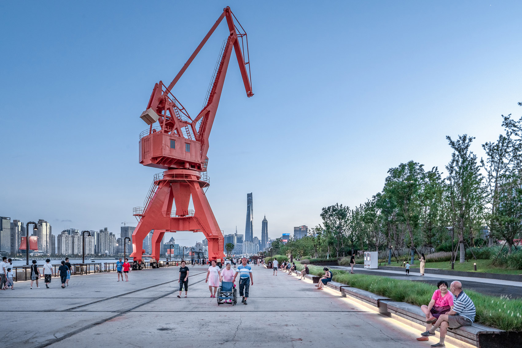 杨浦滨江公共空间二期设计，上海/源自工业遗存的绿道-106