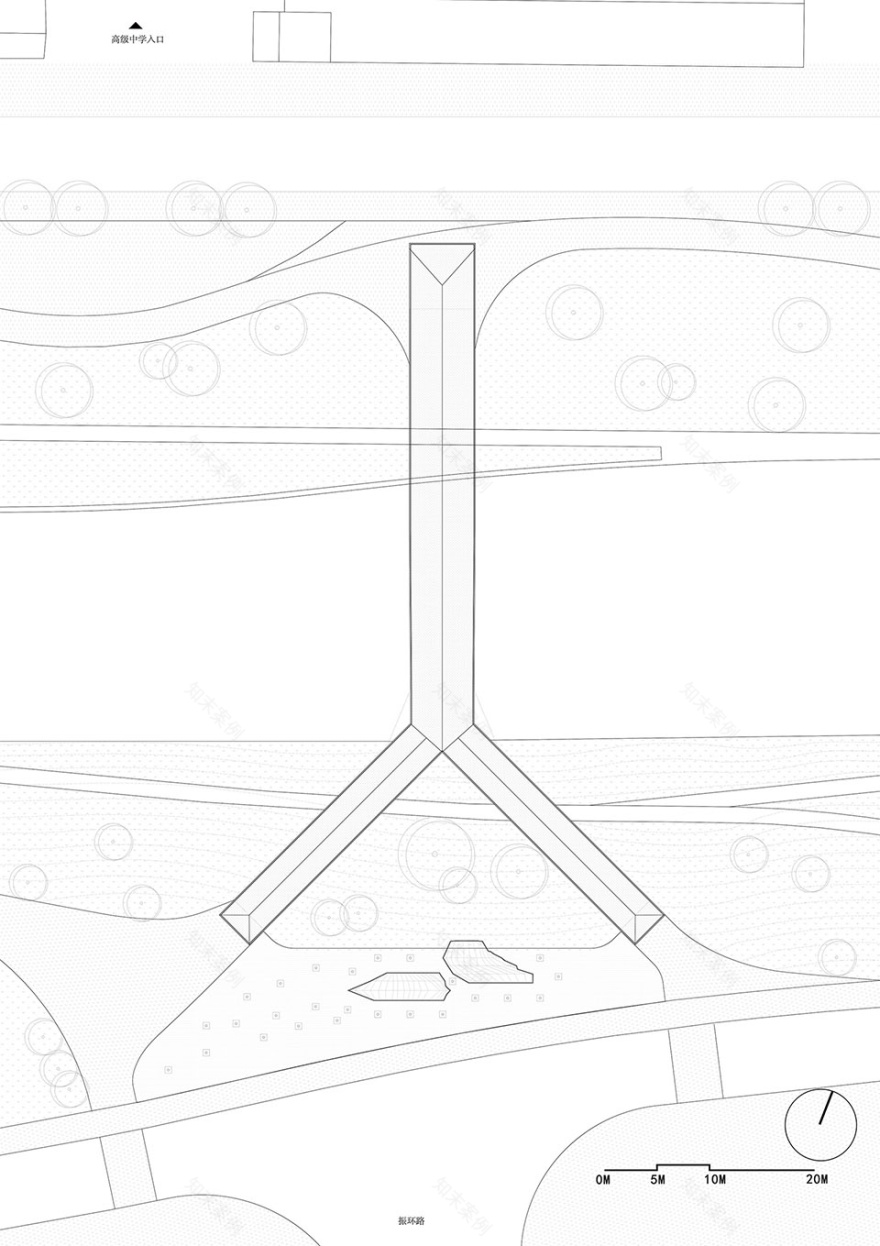 深圳坪山高级中学跨河人行桥-94