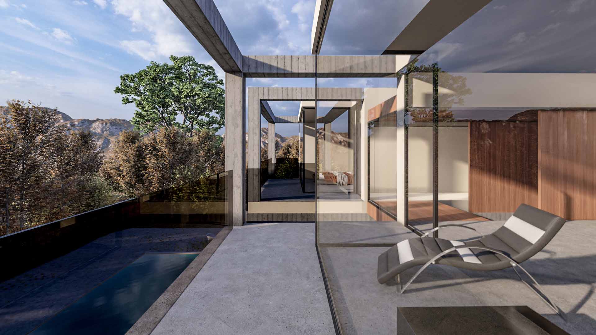 "实现环保与艺术共存的 Beton brut house"-5