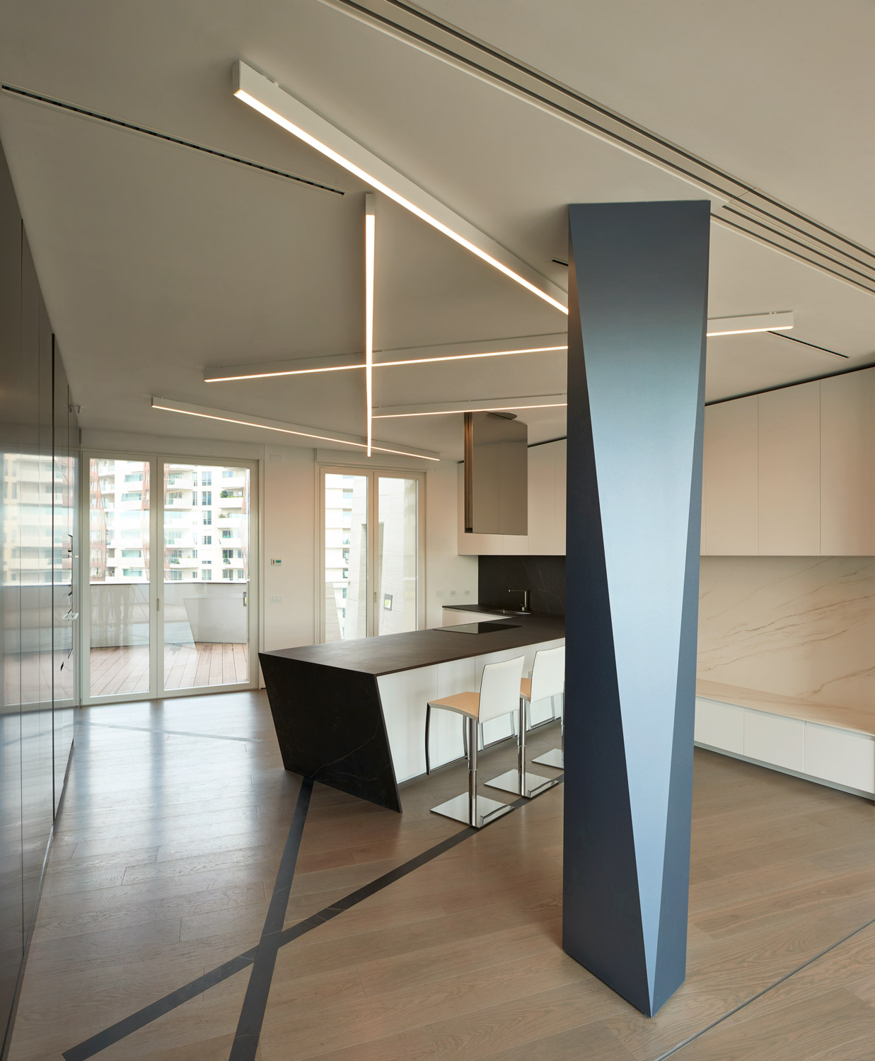 米兰 CityLife 区丹尼尔·利伯斯金公寓-2