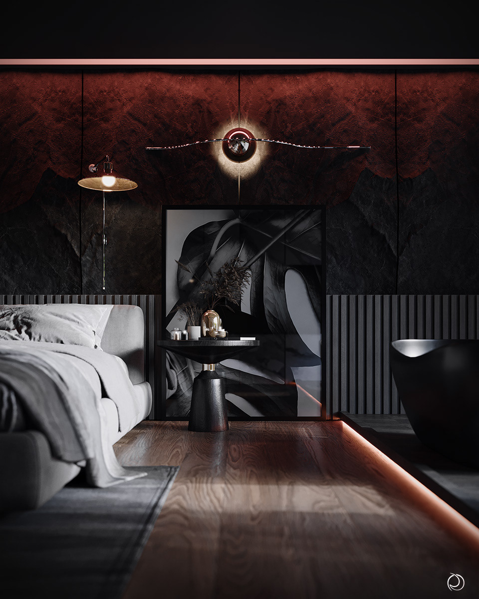 温暖卧室设计，让你颤抖的完美空间-5