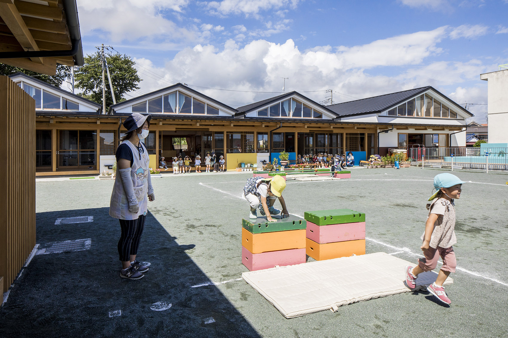 日立市立花山幼儿园，日本/为孩子们创造被山环绕的自然之家-53