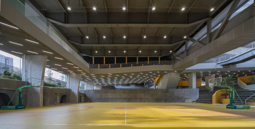 红岭实验小学 | 垂直校园,山谷庭院,儿童乐园-62