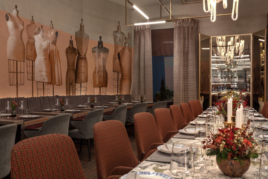 莫斯科丽思卡尔顿酒店 Sartoria Lamberti 餐厅设计-3