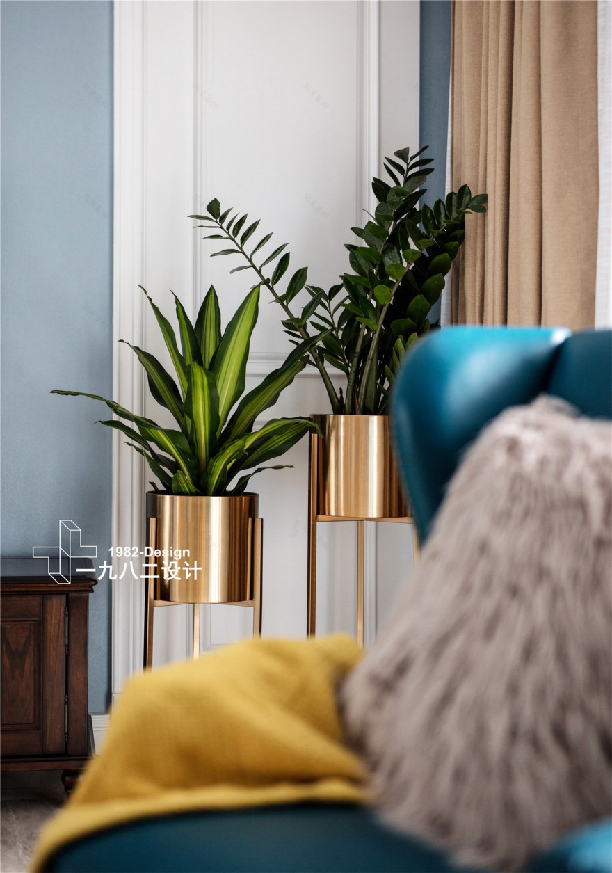 武昌群建星城现代美式实景拍摄,三居室温馨之家-29