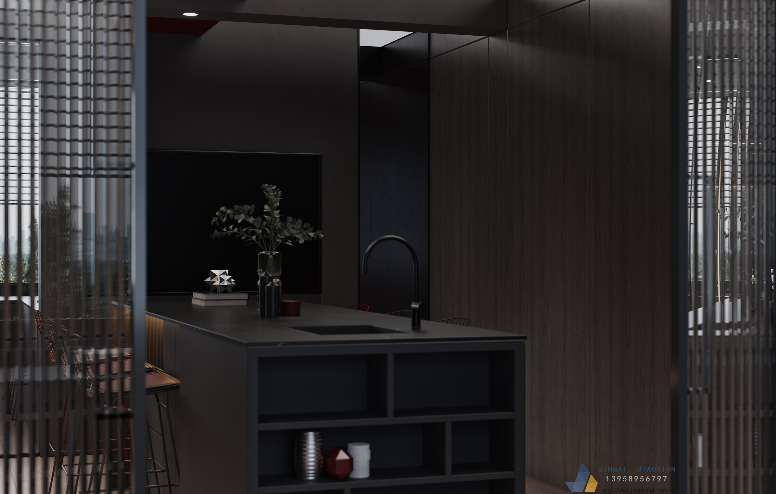 又一套极简暗黑风-15