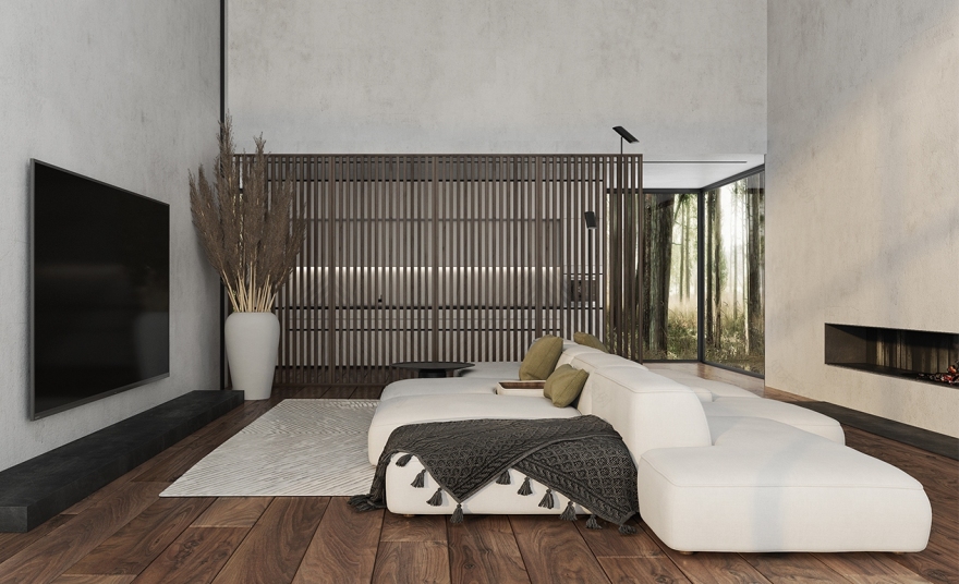 自然木纹的室内装饰艺术-4