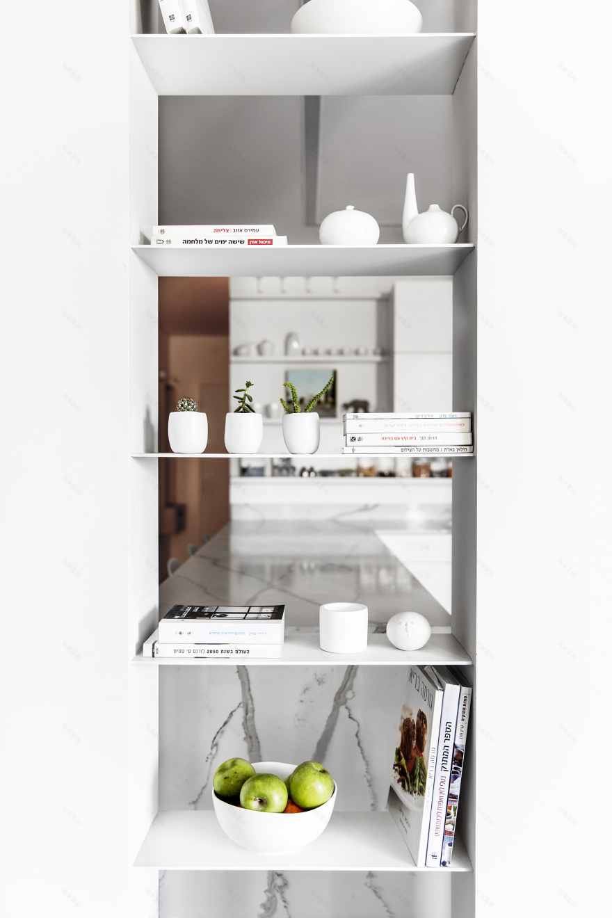 Tel-Aviv 五口之家公寓改造,明亮宽敞的现代生活空间-14